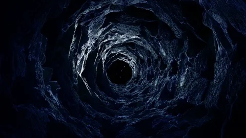 Fly through a cave toward the stars. Stock-Footage 82073610