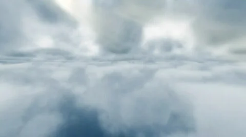 Fly Through Clouds Stock Footage