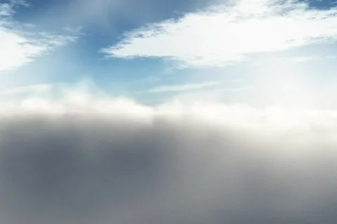 Fly Through Clouds Stock Footage