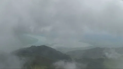 Fly through clouds Stock Footage 64686520