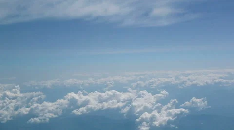 Fly through the clouds Stock Footage 67954182