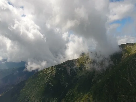 Fly through the clouds in the sky Stock Footage 72391768