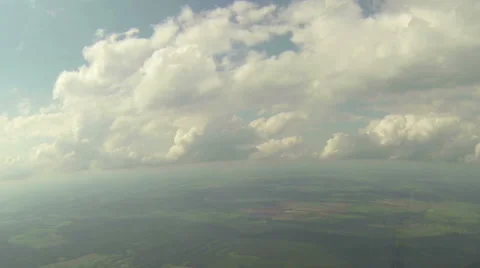Fly through clouds timelapse Stock Footage 54667400