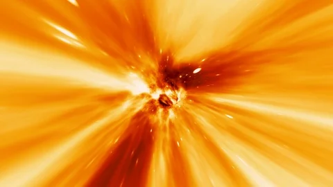 Fly through Fiery Wormhole Vortex Inferno and Burning Hot Red White Stars Stock Footage 117240585