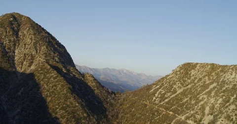 Fly Through Hills Stock Footage 77766263