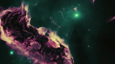 Fly through massive star clusters and galaxies to the edge of the universe. Stock Footage 247494417