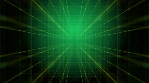 Fly through the matrix of wires (loop video background) Video stock 134694786