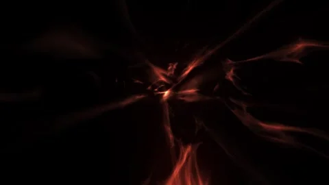 Fly through nebula in space. Flying into a beautiful glowing galaxy on black Stock Footage 248905109