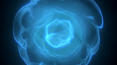 Fly through organic cell / fly through elementary particle / fly through underwa Stock Footage 85528473