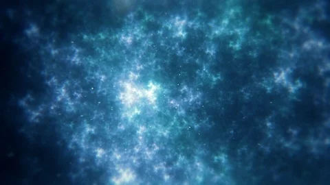 Fly Through Out of Cosmic Abstract Fractal Nebula Space Video stock 74255136