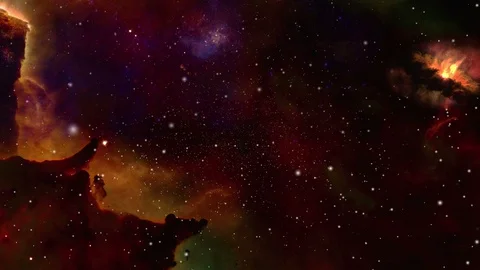 Fly through a planetary nebula Stock Footage