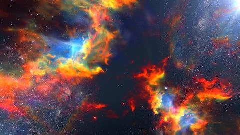 Fly Through In Space 01 Stock Photos