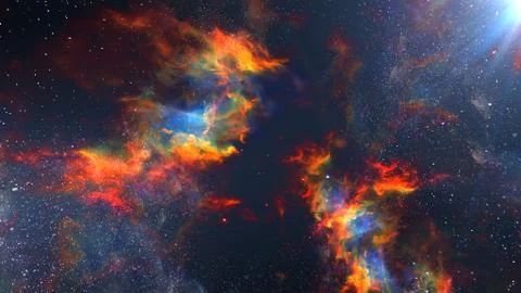 Fly Through In Space 03 Stock Photos