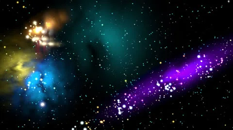 Fly Through Space Stock Footage 23561852