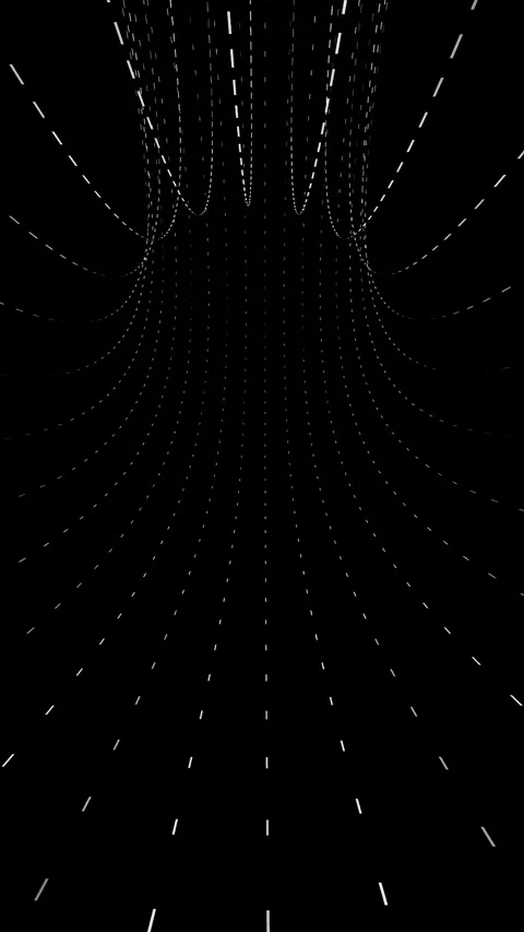 Fly through stars tunnel vertical animation Stock Footage 282604119