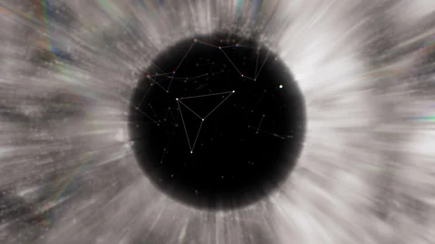 Fly through the Tunnel Abstract Animation Stock Footage 124057320