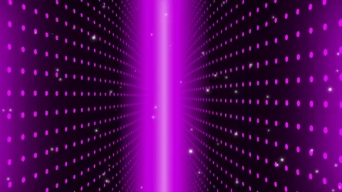 Fly through walls of dots towards the light. Stock Footage 169391053