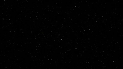 Fly through a yellow Starfield Stock Footage 83778015