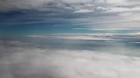 Fly thru sky Stock Footage 32312104