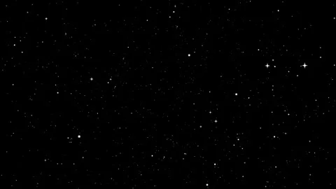 Fly trough dark Space background 4k animation Stock Footage 258569669