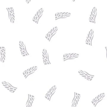 Fly wing glyph vector seamless pattern Stock Illustration