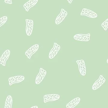 Fly wing line vector seamless pattern 스톡 일러스트