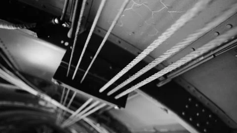 FLY BY WIRE CONNECTIONS.   Stock Photos
