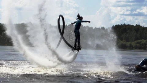 Flyboard Stock Footage 149190688