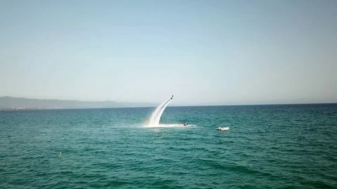 Flyboard Poetto Stock Footage 114606504