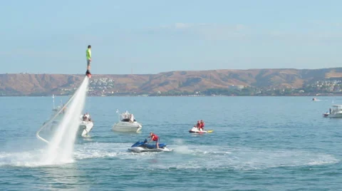 Flyboard show Video stock 43299671