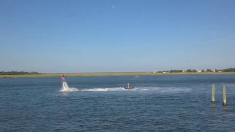 FLYBOARDING BROLL HYPERLAPSE 004 Stock Footage 122849899
