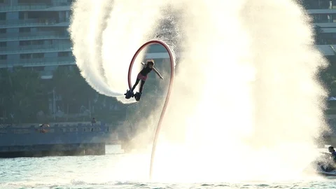Flyboarding Video stock 102221072