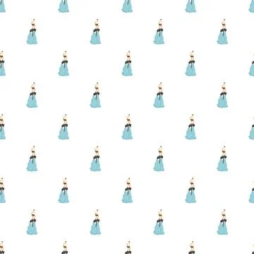 Flyboarding man pattern, extreme water sport active background Stock Illustration