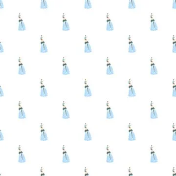 Flyboarding watersport activity seamless pattern background Stock Illustration