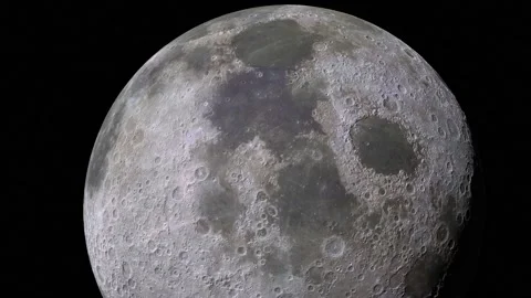 Flyby around the Moon in Space Stock Footage 150508928