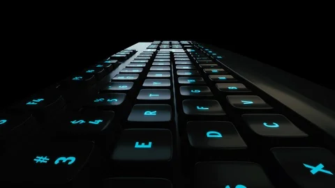 Flyby Over The Keyboard Stock Footage 102652440