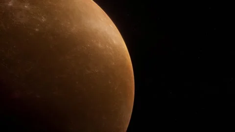 Flyby Of Planet Mercury Stock Footage 245000040