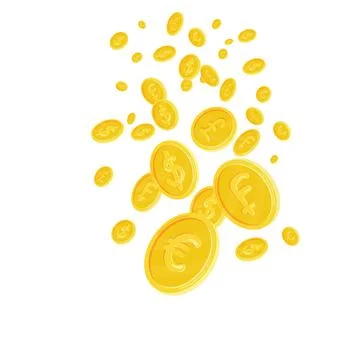 Flycoin Stock Illustration