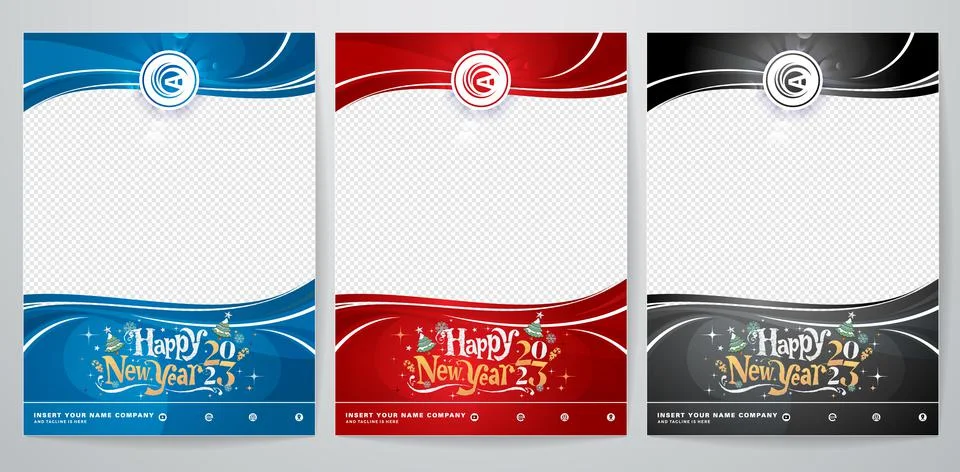 Flyer 2023 Stock Illustration