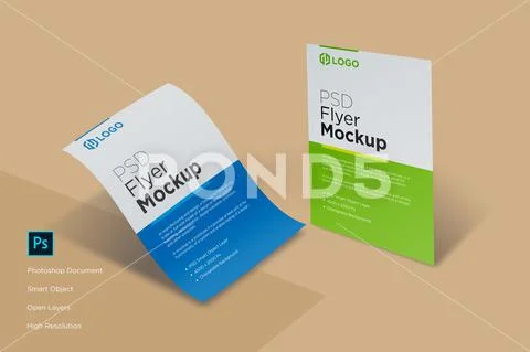 Flyer and Poster Mockup PSD Template