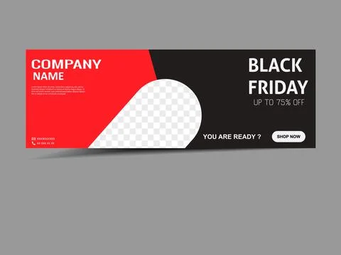 Flyer Black Friday. Template for promotion, advertising, online advertising, Stock Illustration