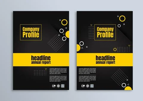 Flyer brochure poster design Stock Illustration