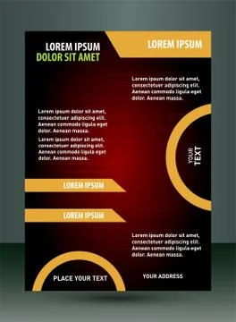Flyer Design for Business Stock-Illustration