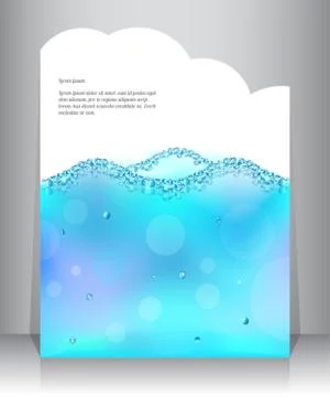 Flyer design Stock Illustration