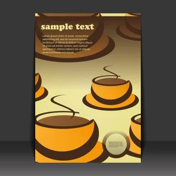 Flyer Design Stock Illustration