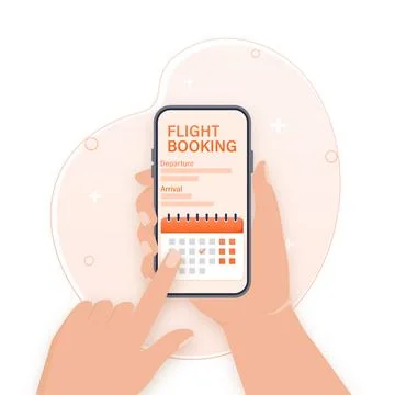 Flyer design for promotion design. Flight tickets online booking illustration イラスト素材