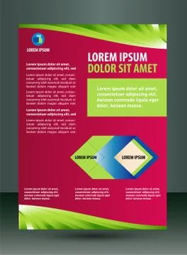 Flyer Designs Illustrazione stock