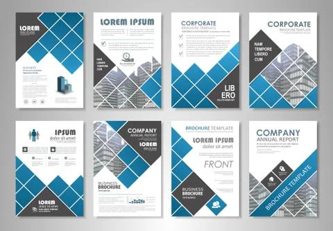 Flyer layout Stock Illustration