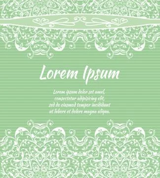 Flyer mandala. Wedding invitations, postcards and business cards templates. Stock Illustration