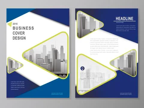 Flyer or brochure template Stock Illustration